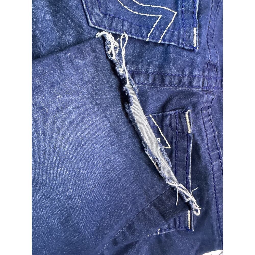 True Religion Classic Men's Riley Mid-Rise Bermuda Denim Shorts Casual Size 31 - Picture 10 of 10